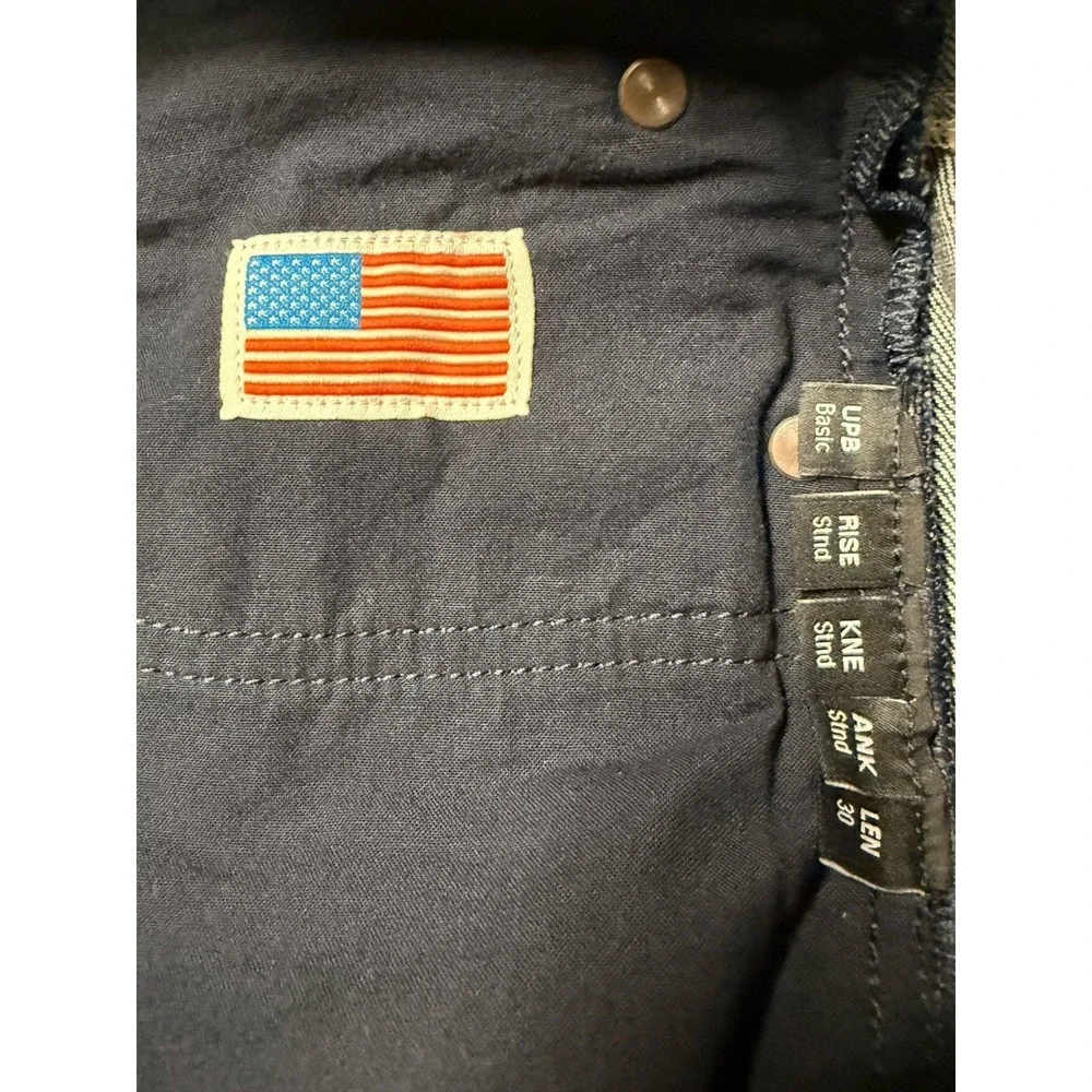 Todd Shelton Pro Original Selvedge Denim Jeans Men's 34 Dark Wash Basic EUC